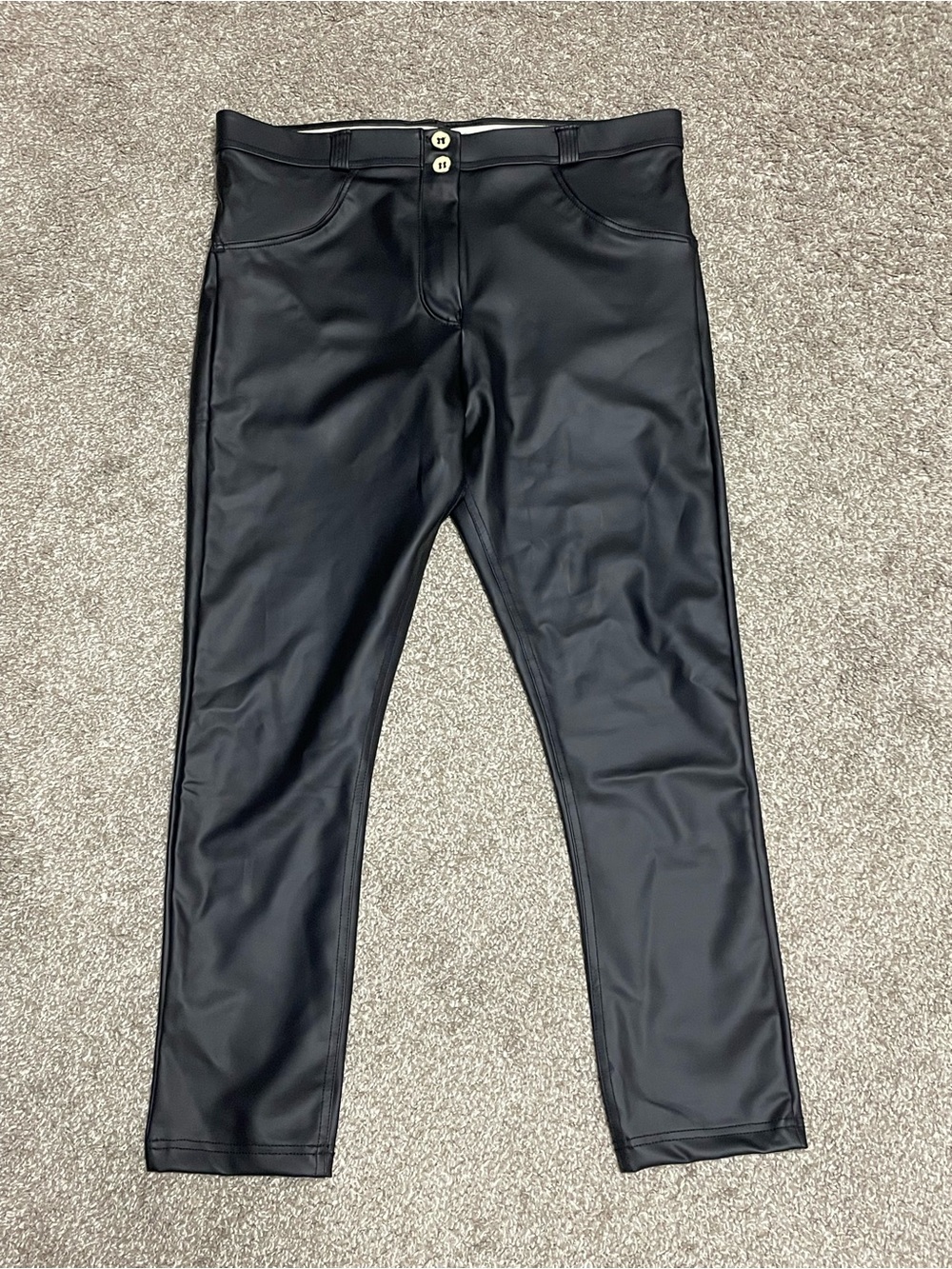 Freddy WRUP Butt Lifting & Shaping Faux Leather Pants Women’s Size Large